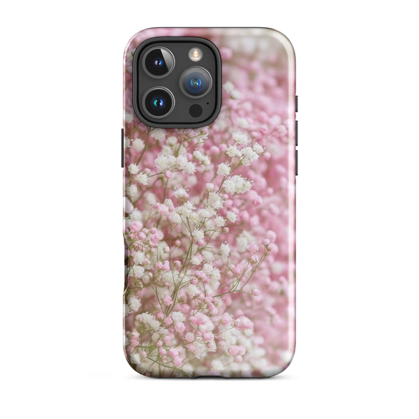 Pink White Baby’s-Breath | iPhone 11- 16 Pro Max Soft Floral Shell | Iconskins