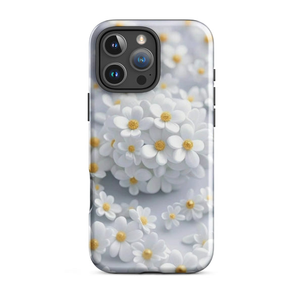 Daisy Delight Guard Case | iPhone 11–16 Pro Max Floral Shell | Iconskins