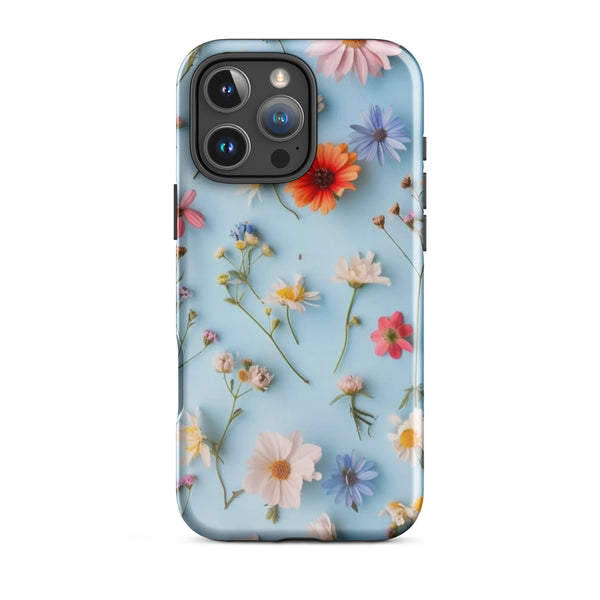 Floral Meadow Case | iPhone 11–16 Pro Max Nature Shell Cover | Iconskins