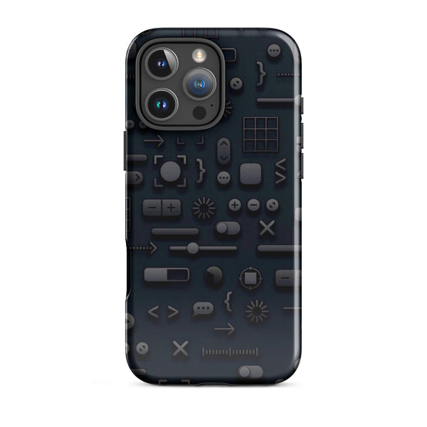 Interface Control Panel | iPhone 11 - 16 Pro Max Futuristic Shell | Icon Skins