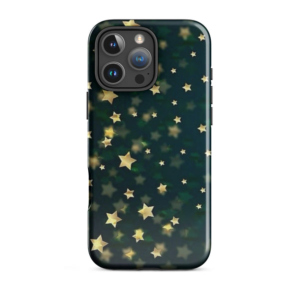 Golden Star Scatter Case | iPhone 16 Pro Max Shell | Icon Skins