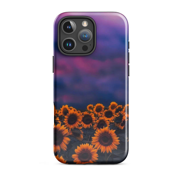 Sunflower Sunset Case | iPhone 16 Pro Max Nature Shell | Icon Skins