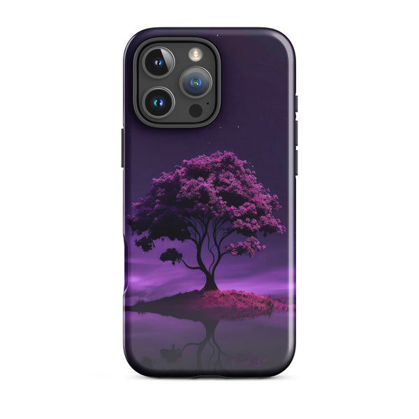 Purple Blossom Tree Case | iPhone 16 Pro Max Nature Shell | Icon Skins