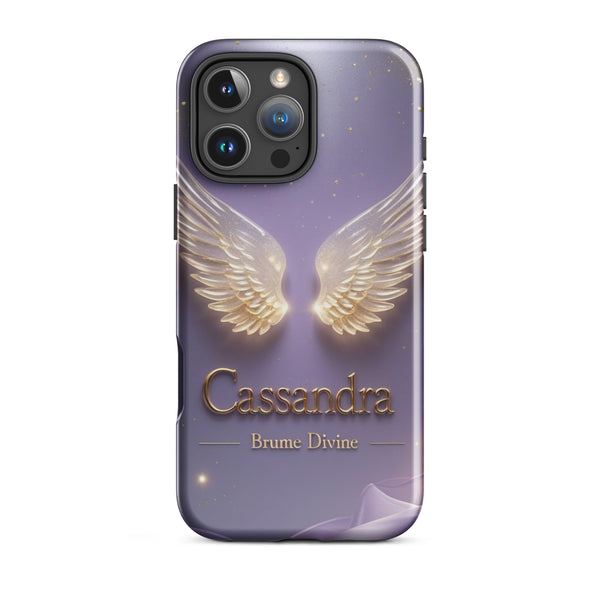 iPhone 16 Pro Max Golden Wings Lavender Case | Nature Inspired Luxury Shell | Icon Skins