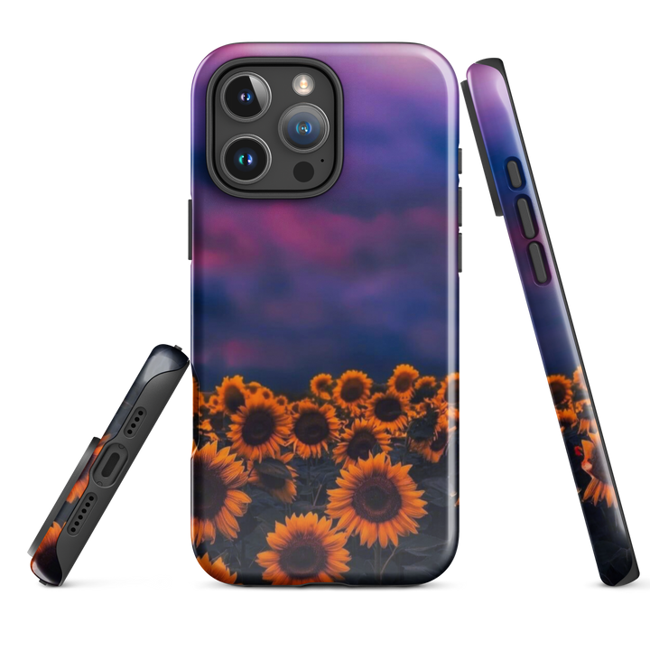Sunflower Sunset Case | iPhone 16 Pro Max Nature Shell | Icon Skins