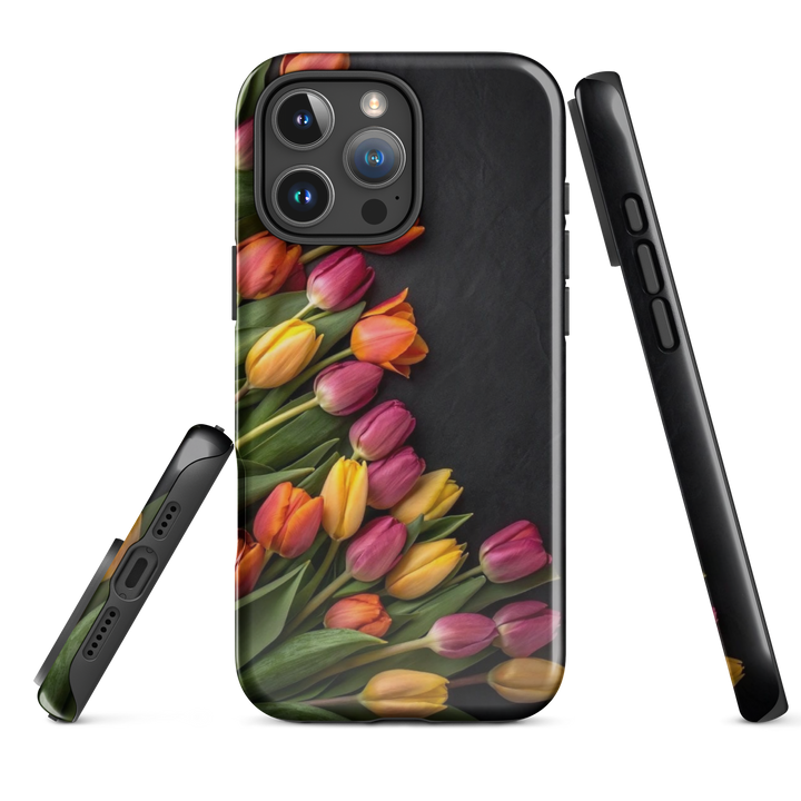 Arranged Tulip Bunch | iPhone 11 - 16 Pro Max Classic Floral Shell | Iconskins