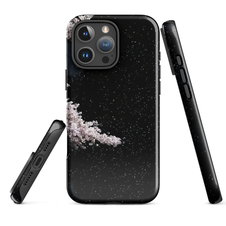 Blossom Branch Sparkle | iPhone 11 - 16 Pro Max Floral Luxury Shell | Iconskins