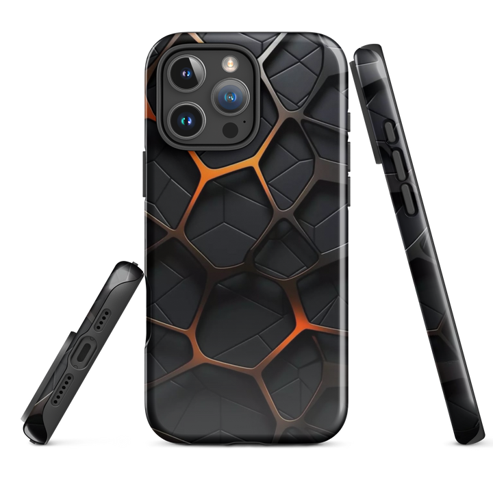 Cellular Honeycomb Case | iPhone 16 Pro Max Geometric Shell Design | Iconskins