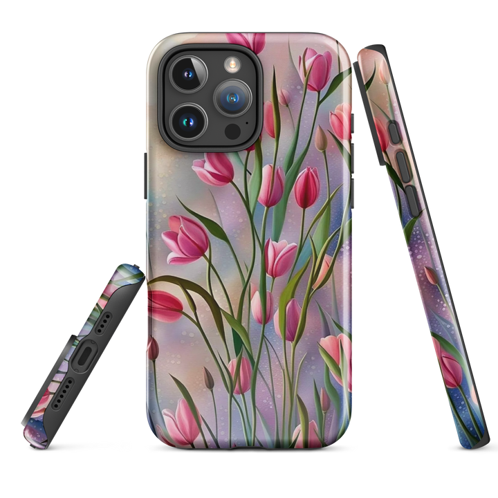 Pink Floral Mobile Case | iPhone 11–16 Pro Max Designer Shell | Iconskins