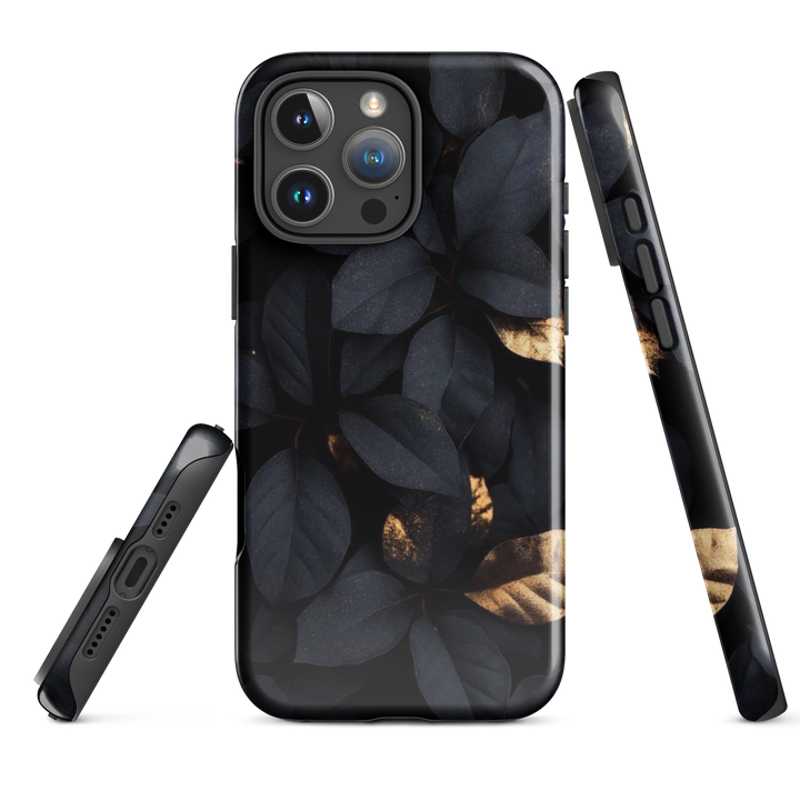 Dark Autumn Foliage Case | iPhone 11 - 16 Pro Max Nature Shell Cover | Iconskins