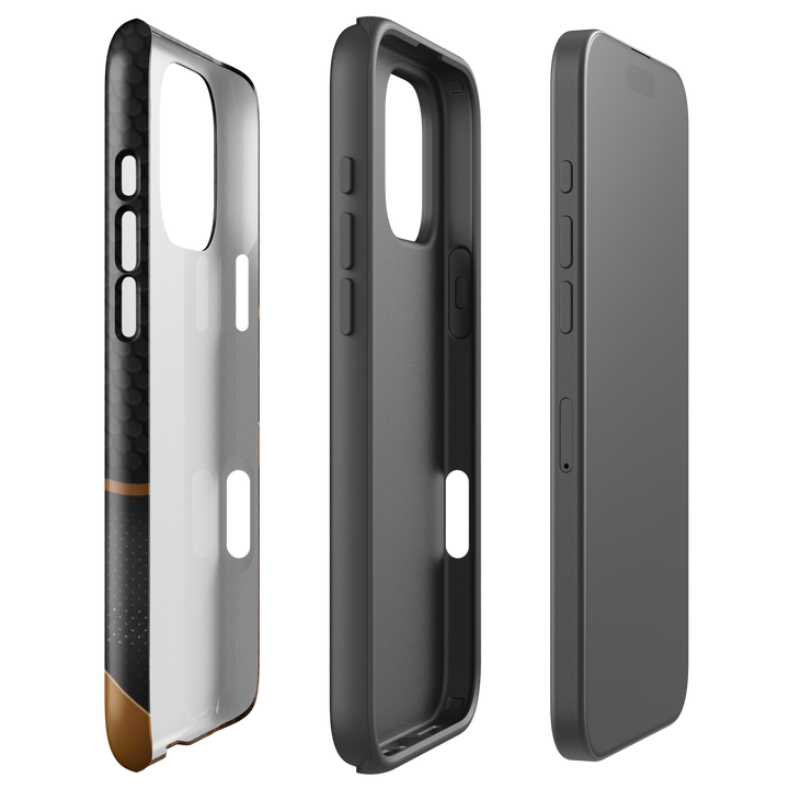Textured Gold & Black Case | iPhone 16 Pro Max Shell | Icon Skins