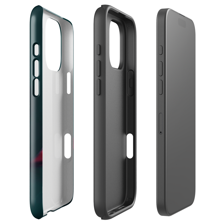 Mom Ribbon Heart Case | iPhone 11 - 16 Pro Max Shell | Icon Skins