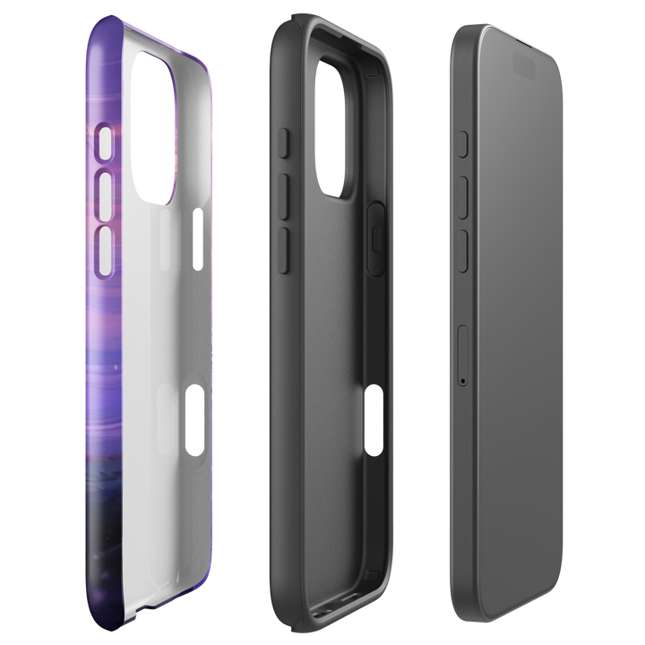 Violet Sunset City Case | iPhone 11 - 16 Pro Max Urban Twilight Shell | Iconskins