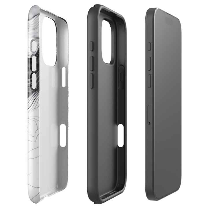 Ocean Boat Abstract Case | iPhone 11 - 16 Pro Max Nautical Art Shell | Icon Skins