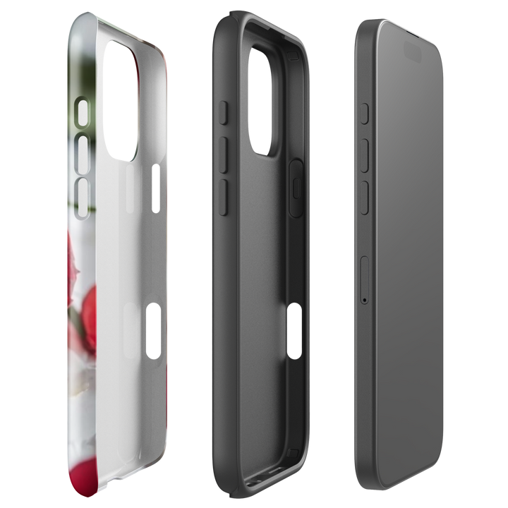 Red Rose Love Case | iPhone 11 -16 Pro Max Romantic Floral Shell | Iconskins
